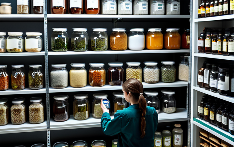 **

"A well-organized fermentation room, shelves filled with various jars and containers of ferments, a person in modest clothing checking a digital thermometer and hygrometer, safe for work, appropriate content, fully clothed, professional environment, good lighting, perfect anatomy, correct proportions, natural pose, professional photography, high quality, focus on the tools and the organized space."

**